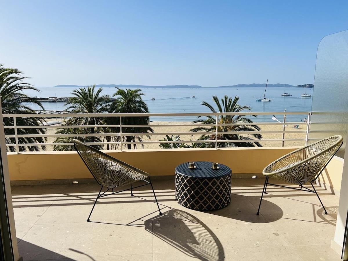 Appartement T3 Lumineux Traversant Totalement Neuf En Face De La Plage Front De Mer Vue Sur Les Iles Vue Mer Panoramique Assuree Residence De La Plage Centre Ville Du Lavandou 3Eme Etage Avec Ascenseur Appartement T3 Le Lavandou Exterior photo